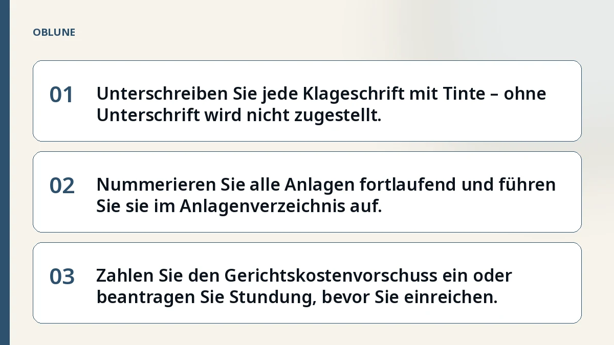 Gerichtskosten Amtsgericht: 5 Fehler, die Ihre Klage verzögern