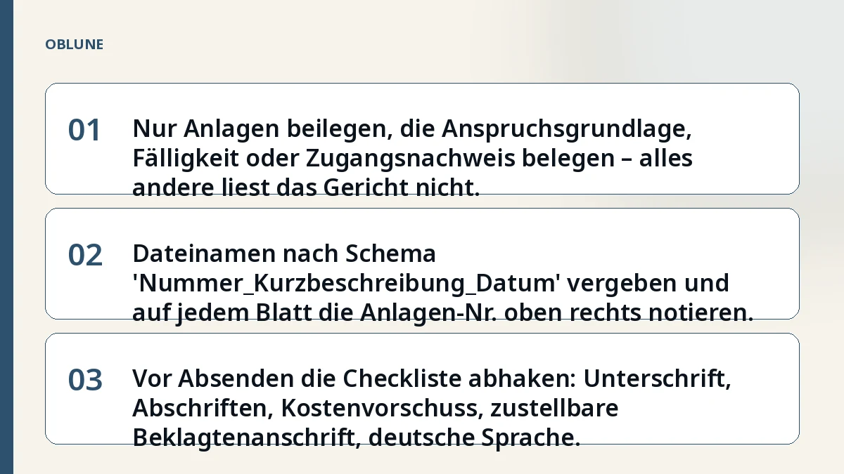 Kunde hat Rechnung nicht bezahlt: Was tun mit der Beweisakte