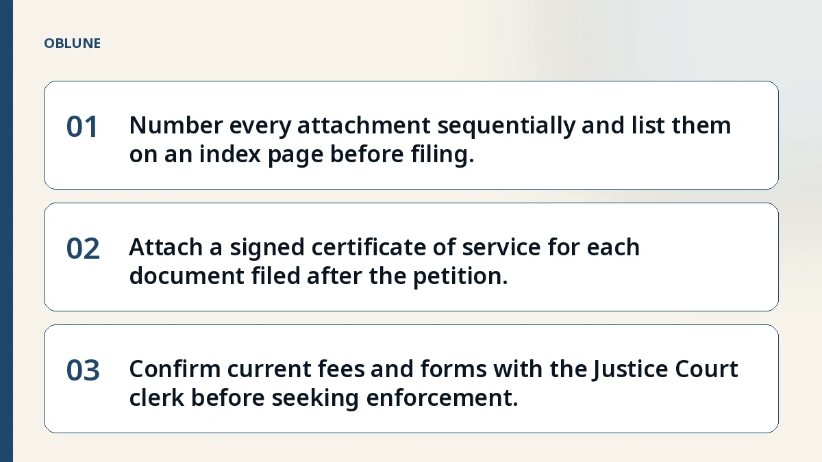 What Happens After Small Claims Judgement: Organize Your Evidence File