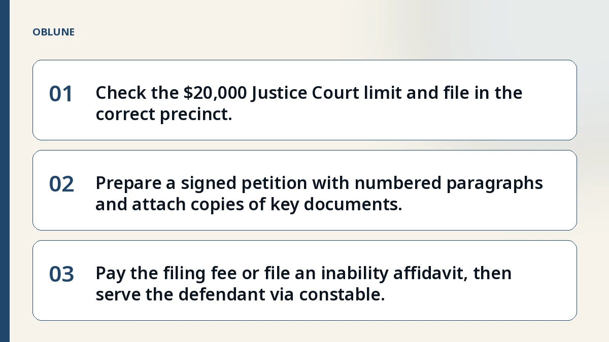 Small Claims Court Texas Limit: Flash Justice Filing Order