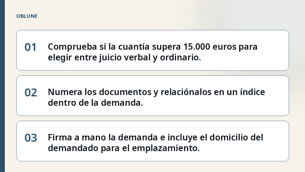 Cómo demandar a alguien: elige el trámite y reúne las pruebas