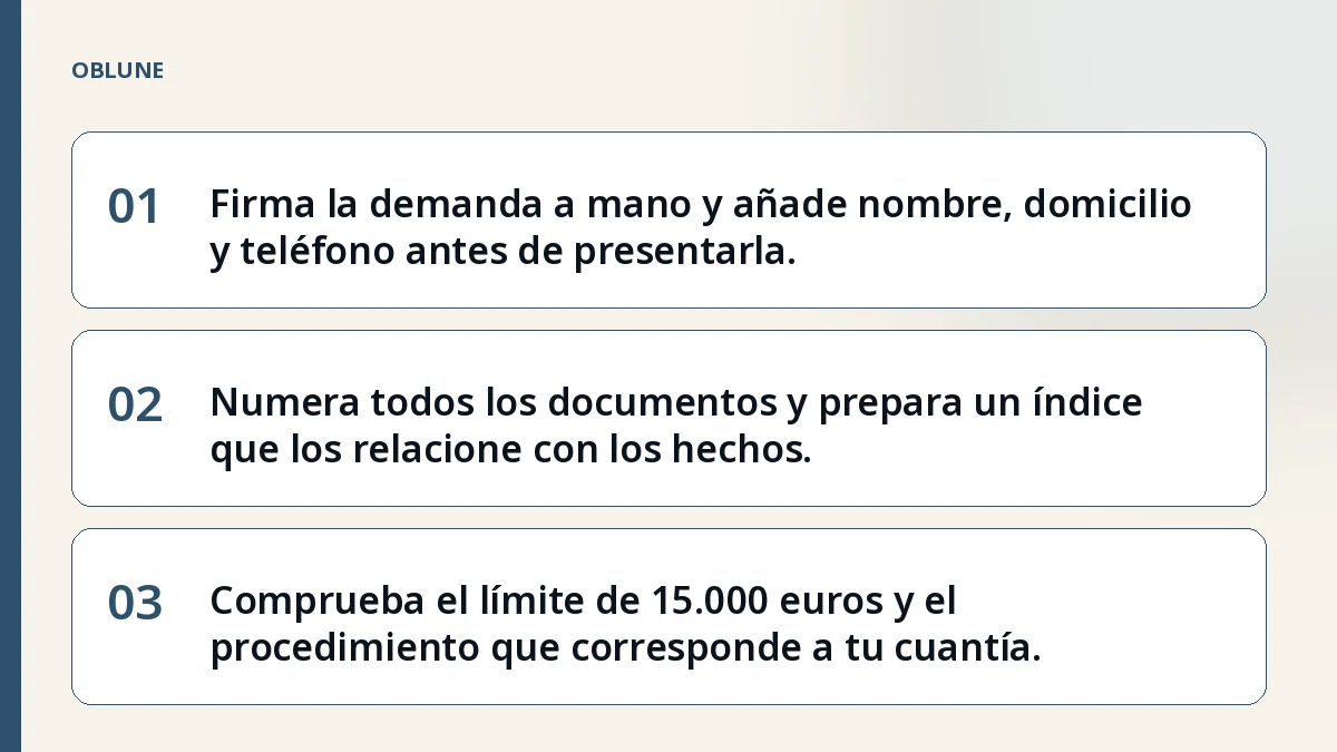 Cómo demandar a una persona: 5 fallos que retrasan el juicio