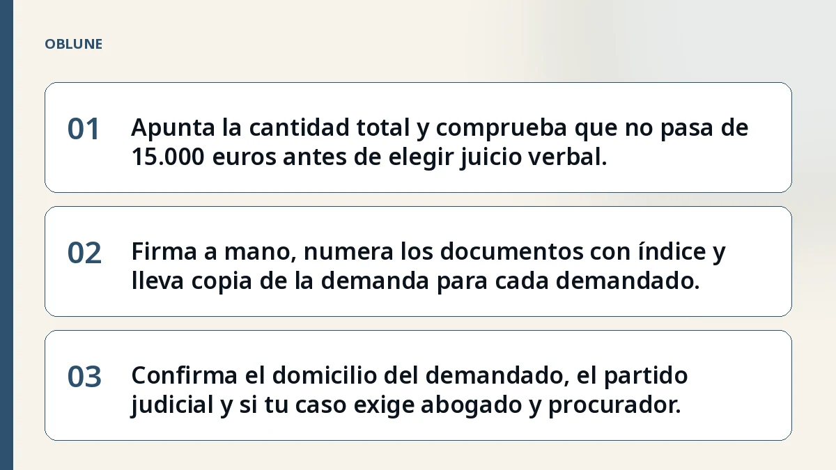 Cómo demandar a un particular: pasos en orden