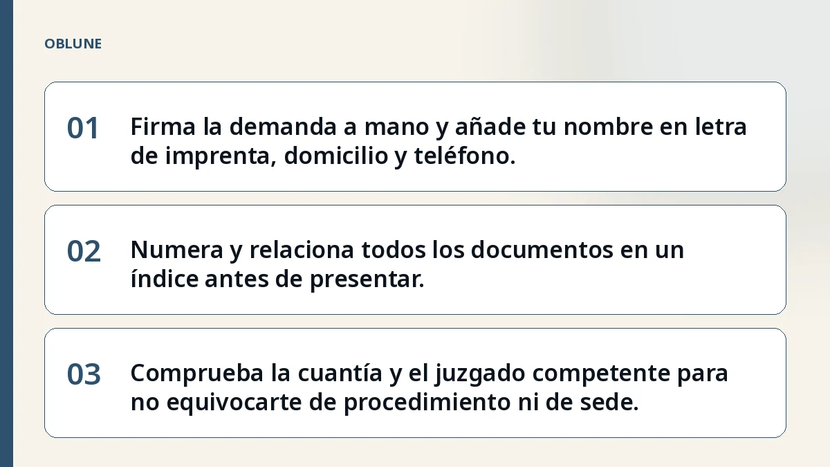 Proceso monitorio para reclamar deuda: 5 errores que retrasan tu demanda