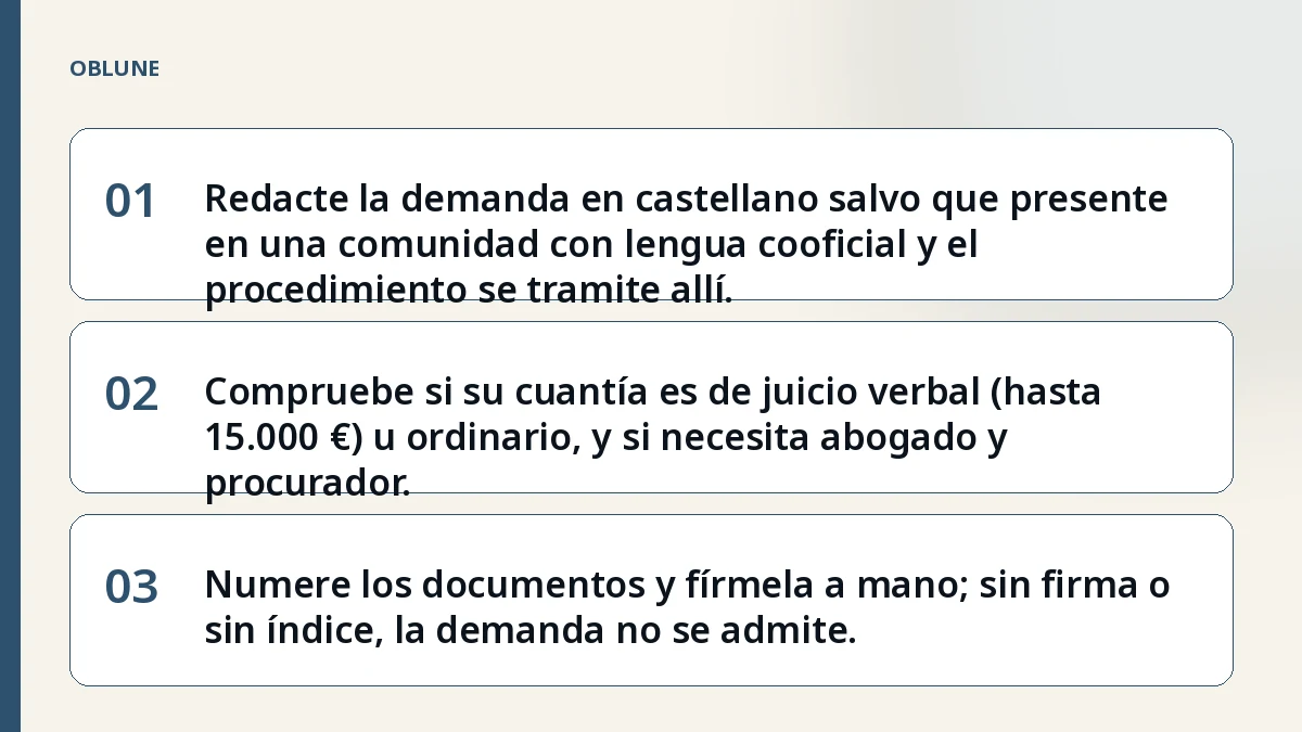 ¿En qué idioma se redacta la demanda? Guía para reclamar sin abogado