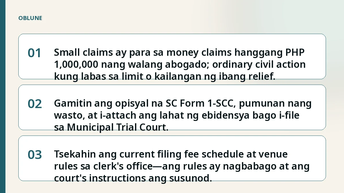 Ebook Hukum Pidana PDF vs Small Claims: Aling Daan ang Tama para sa Paghahabol ng Utang?