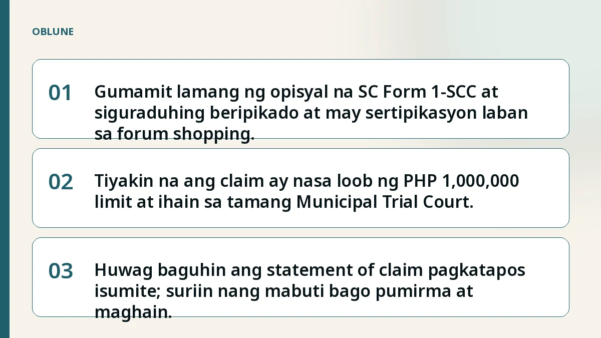 Paano Magsimula ng Maliit na Negosyo: Iwasan ang 5 Mali sa Small Claims