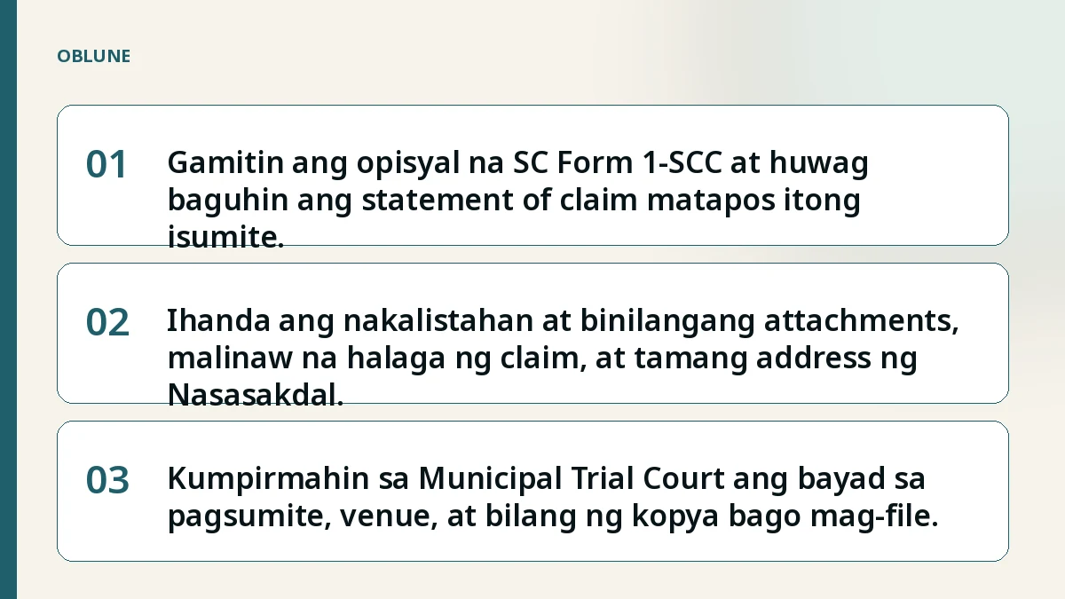 Small Claims Procedure LMA​​A: 5 Maliyang Iwas sa Filing