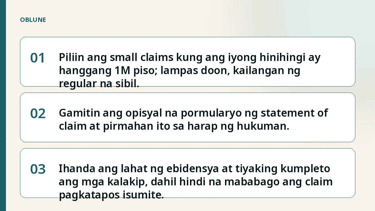 Small Claims Procedure sa Pilipinas: Aling Daan ang Tama para sa Iyo?