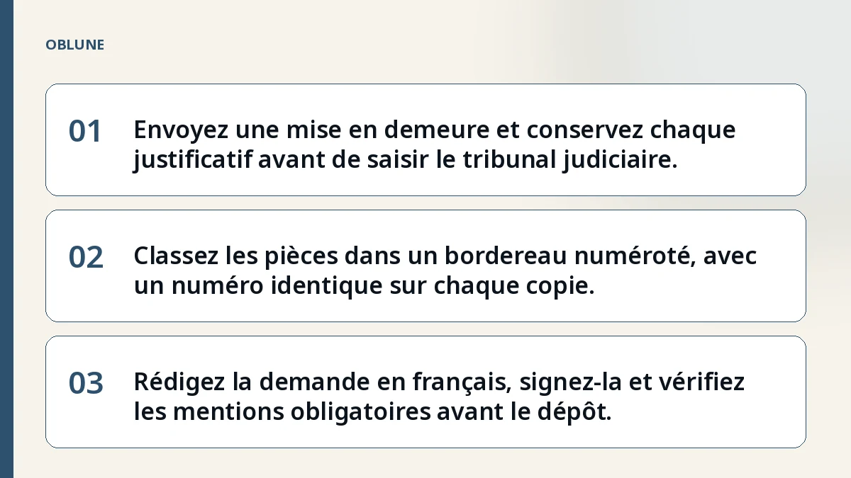 La preuve en procédure civile : l’ordre exact pour saisir