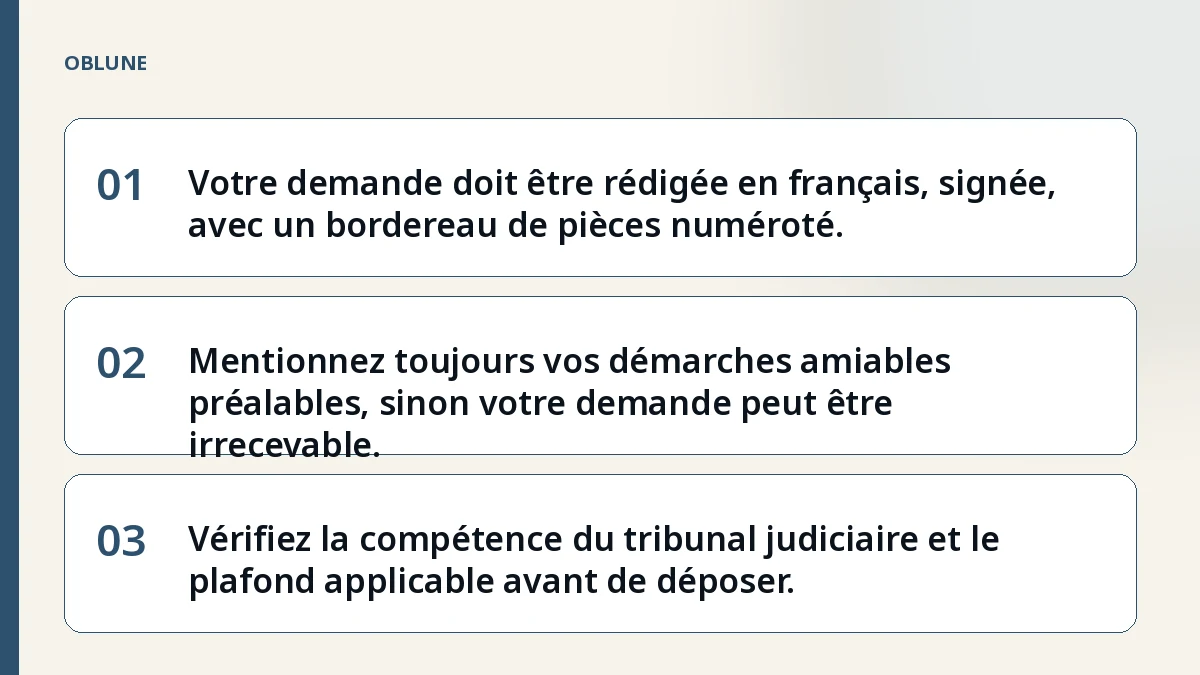 Réclamer une facture impayée : l'ordre exact des démarches