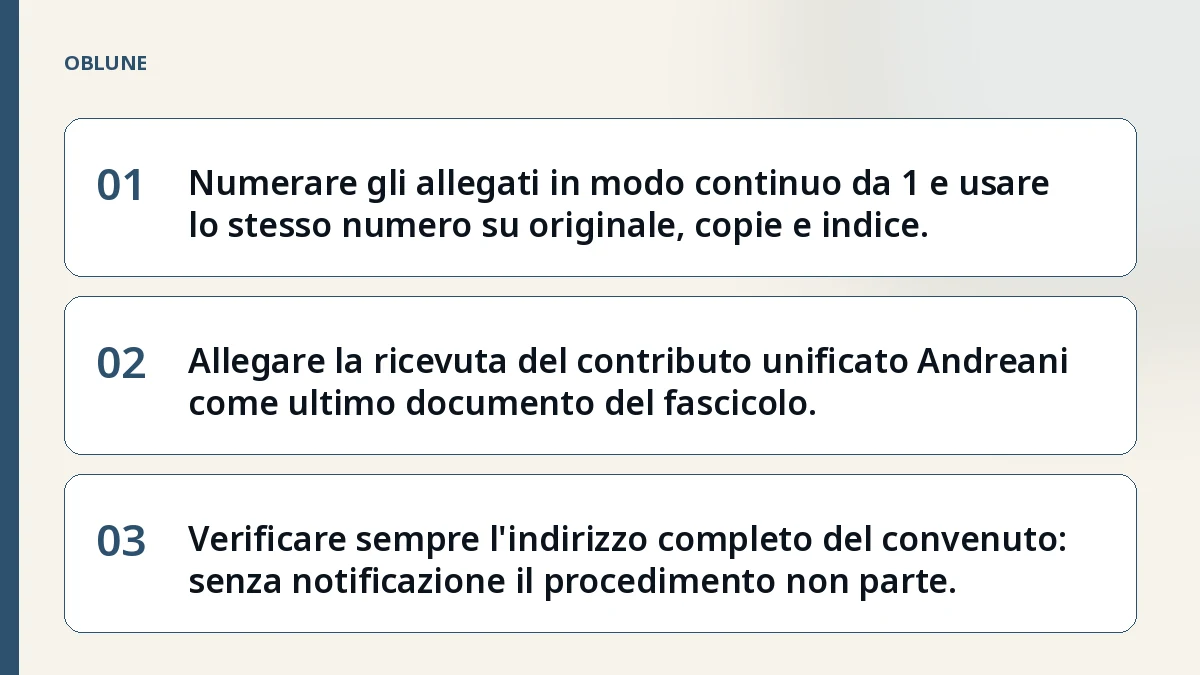 Contributo unificato Andreani: il fascicolo prove che il giudice legge davvero