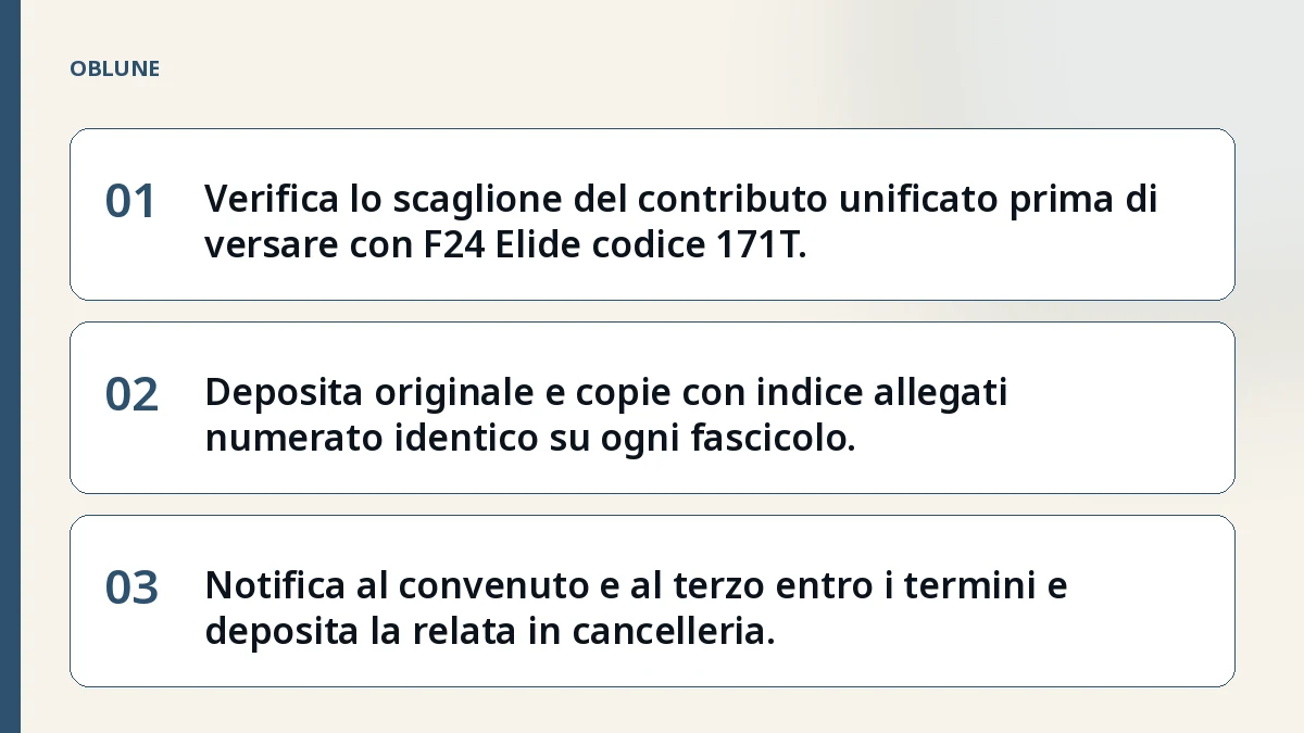 Contributo unificato pignoramento presso terzi: costi e passaggi