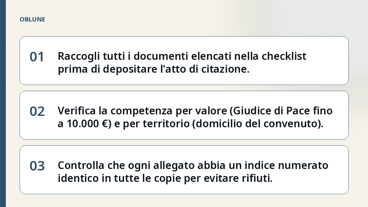 Messa in mora prima della causa: documenti e passaggi per il fascicolo