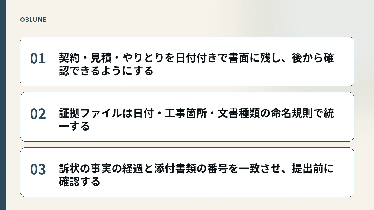 リフォーム業者 後悔しない 選び方 探し方と証拠の整理