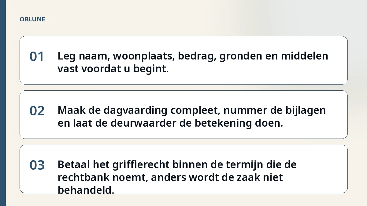 Onbetaalde factuur naar de rechter: volgorde stappen