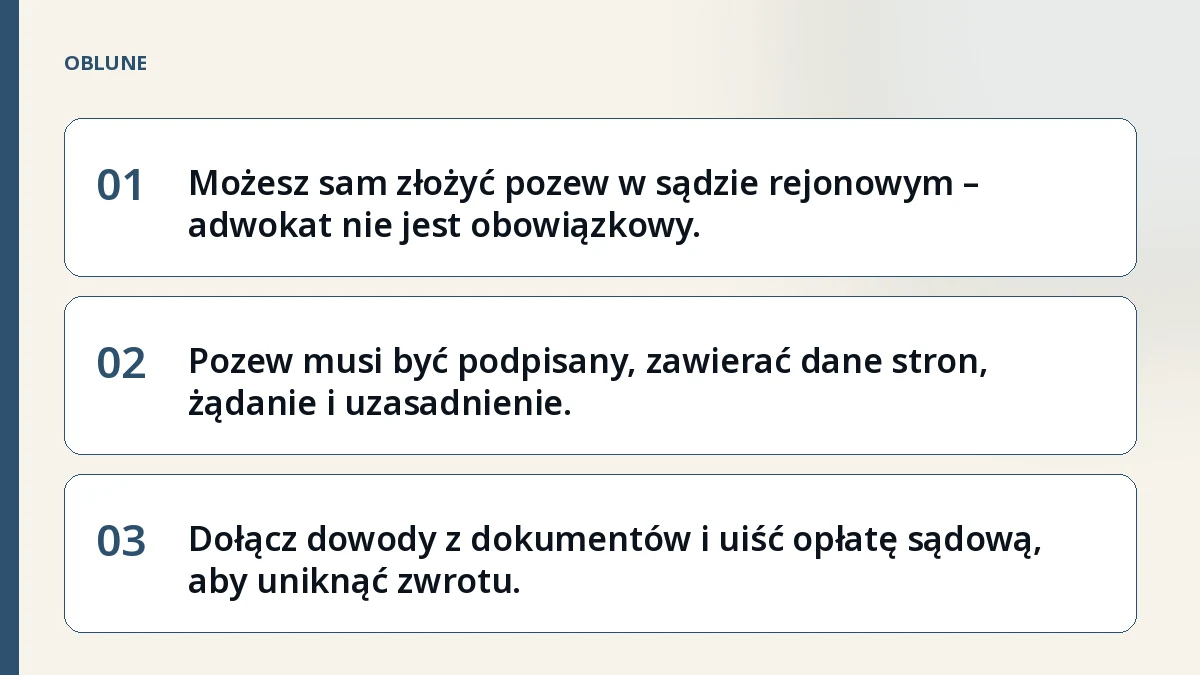 Czy w sądzie rejonowym potrzebny jest adwokat?