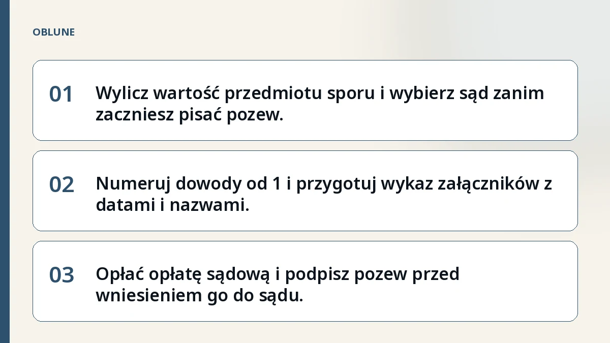 Postępowanie upominawcze krok po kroku: kolejność składania pozwu
