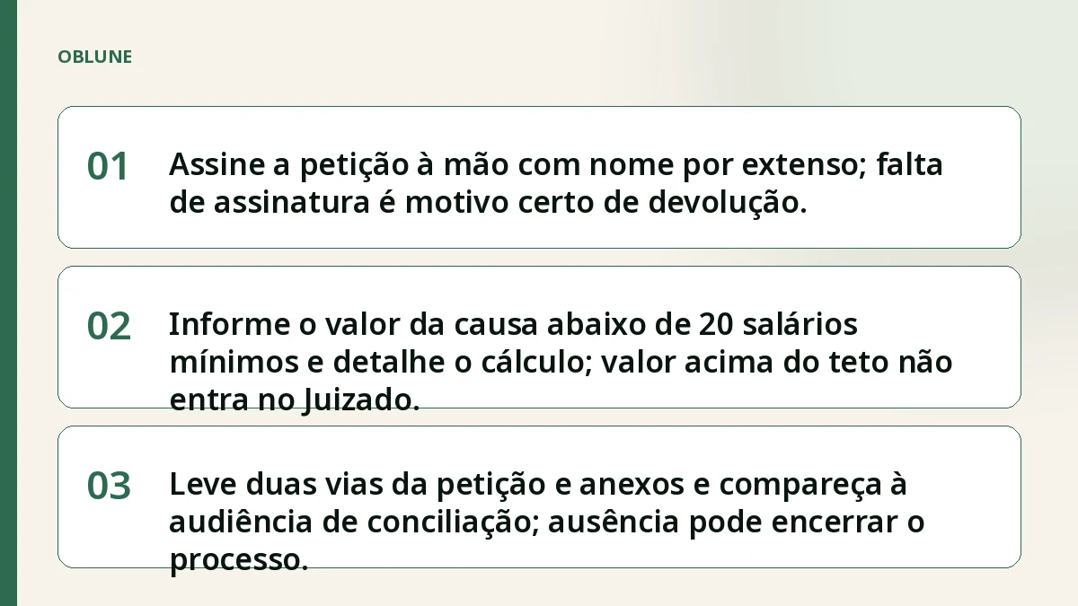 Juizado Especial Cível: 5 erros que devolvem sua petição
