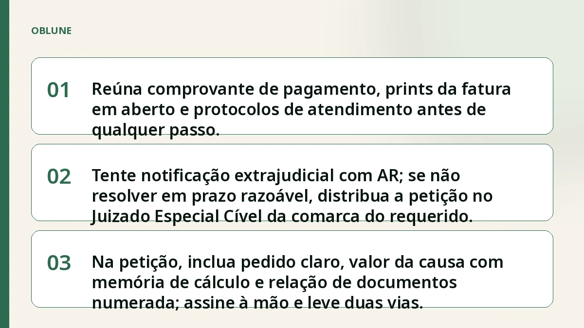 Fatura paga e não baixada: quais rotas o consumidor tem no Juizado Especial Cível