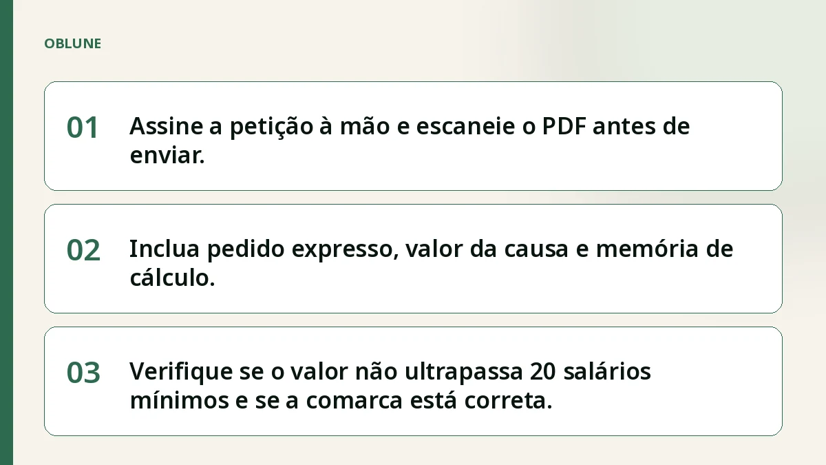 Juizado Especial Cível: como evitar que sua petição inicial seja devolvida ao protocolar online