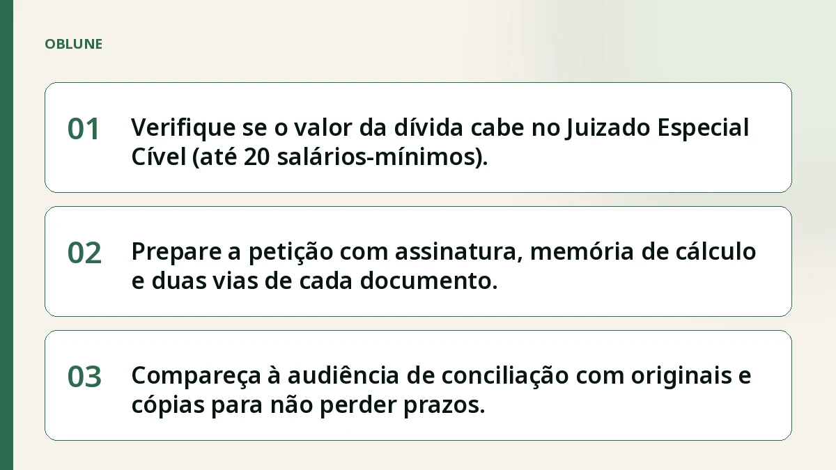 Por que aparece essa notificação no Juizado Especial Cível?