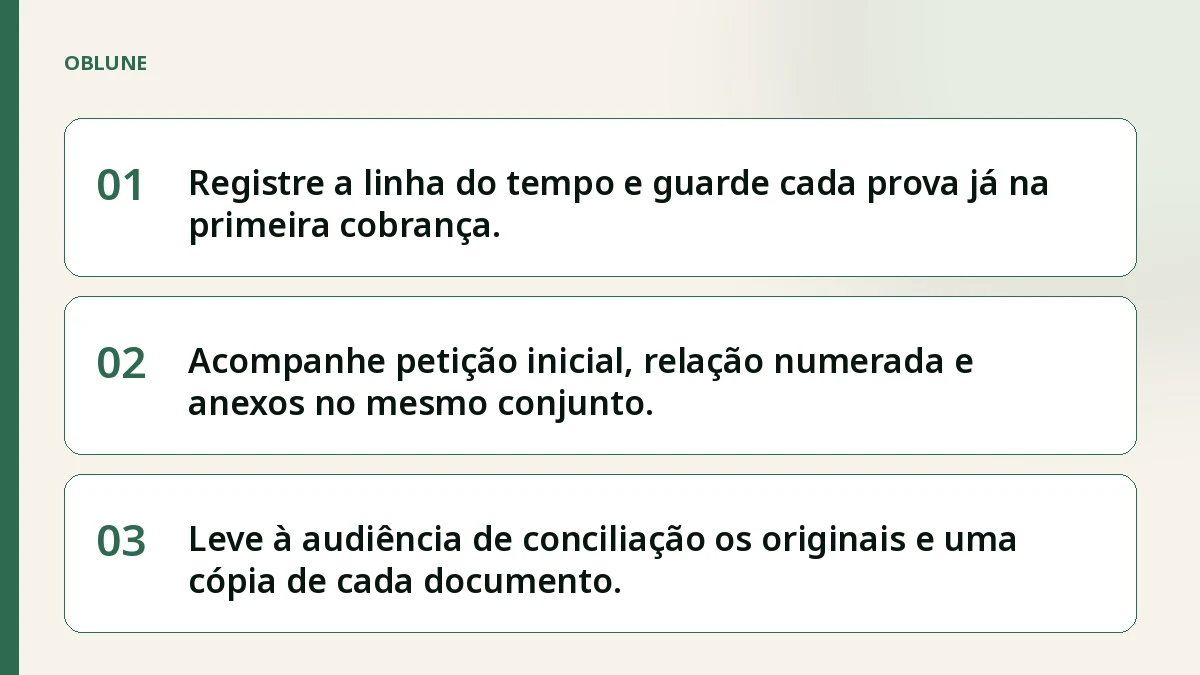 Provas no Juizado Especial Cível: da fatura à audiência