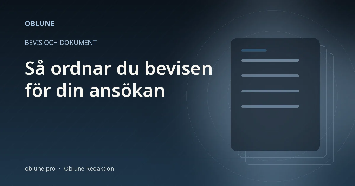 Betalningsföreläggande ansökan – så ordnar du bevisen