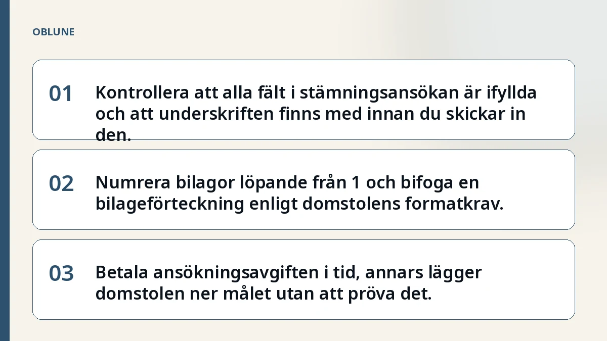 Göteborgs tingsrätt stämning: så fyller du i ansökan rätt