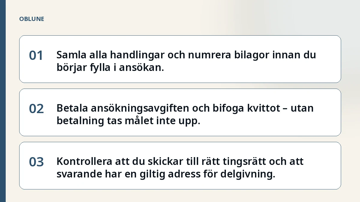 Konsumenttvist tingsrätt – steg för steg från ansökan till förhandling