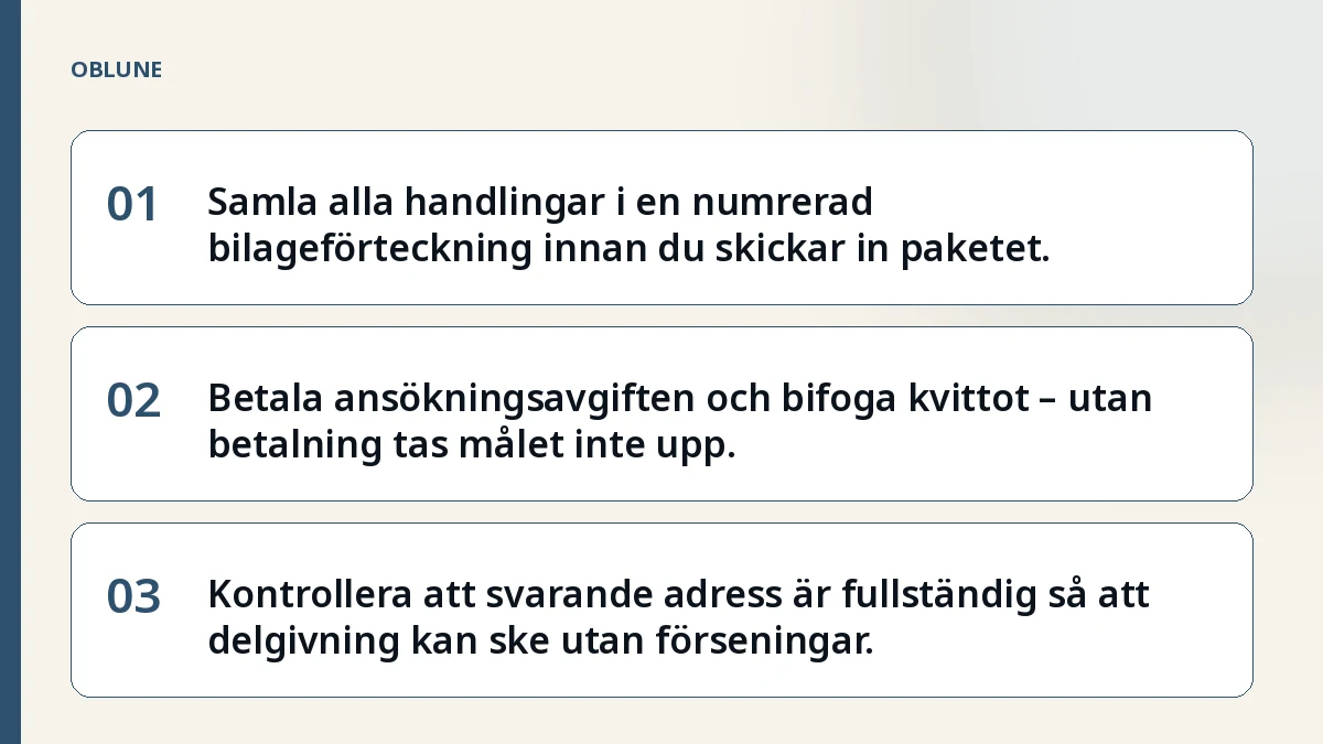 Kostnad tingsrätt småmål – dokument för dokument i ditt stämningspaket