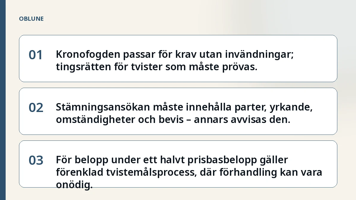 Obetald faktura: Kronofogden eller tingsrätten?