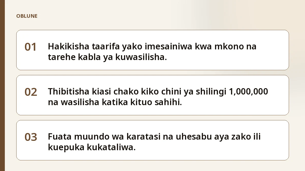 Makosa Matano Yanayochelewesha Kesi ya Madai Madogo