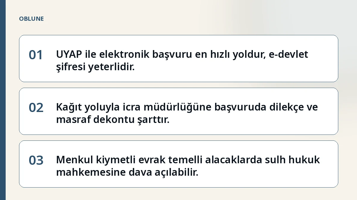 İcra Takibi Nasıl Başlatılır UYAP: Hangi Yol Hangi Belge İster